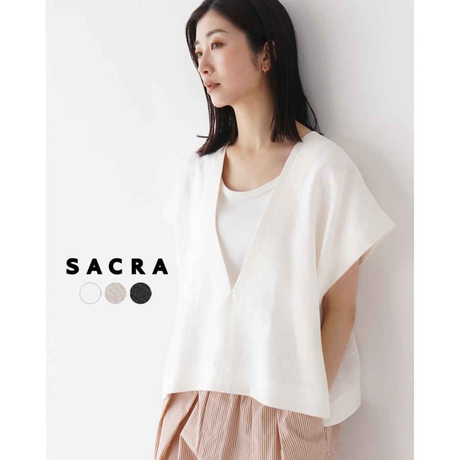 SACRA(ファッション) サクラ SACRA リネンベスト レディース SACRA(ファッション) サクラ SACRA リネンベスト レディース