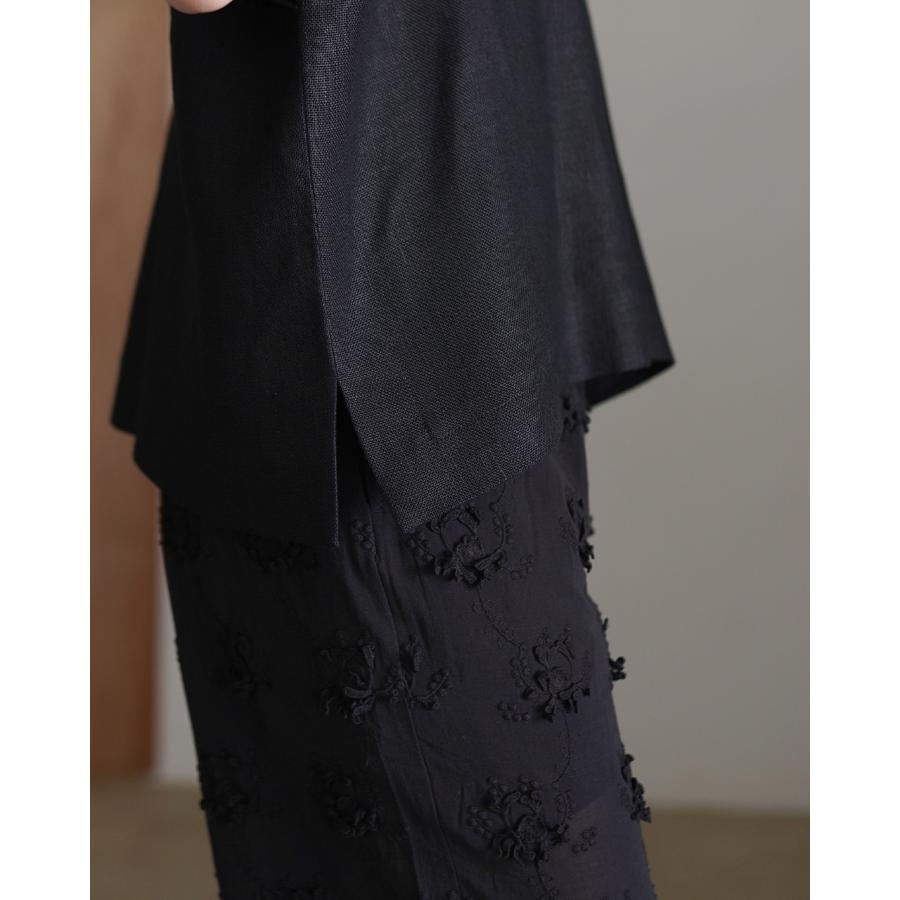 タグ付き新品　SACRA(サクラ) ラスティックリネンブラウス　ブラック 楽天市場】SACRA(サクラ) ラスティックリネン トップス(125218071