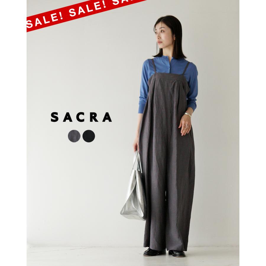 SACRA（サクラ） SALE！サクラ レーヨンリネンタンブル サロペット