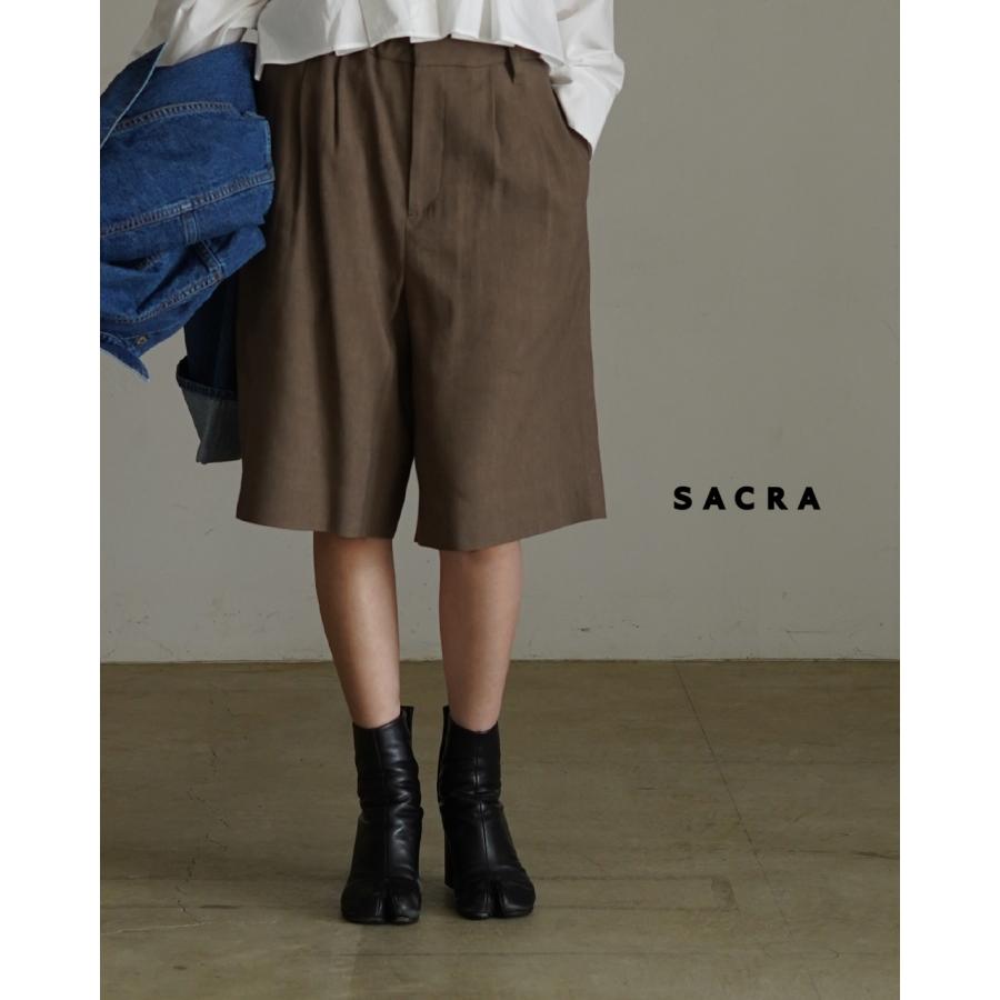 SACRA（サクラ） SACRA PT ハーフパンツ ショートパンツ リネンウール
