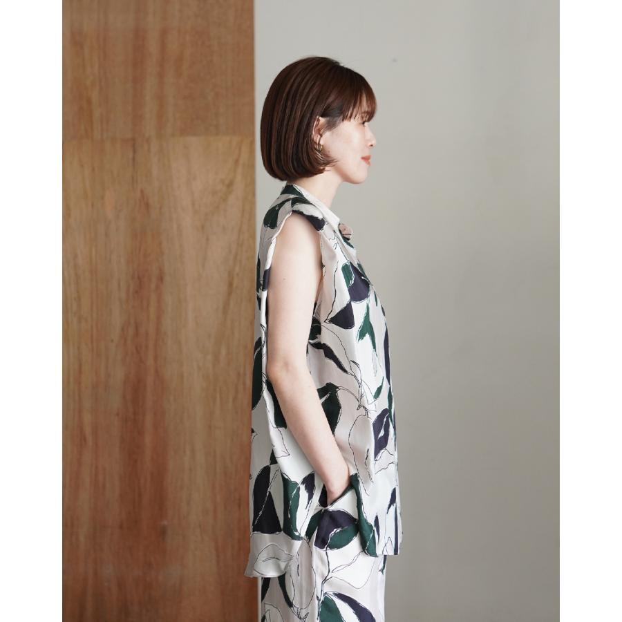 SACRA（サクラ） モダン リーフ トップ レディース MODERN LEAVES TOP