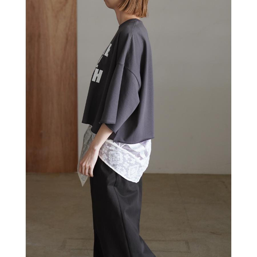期間限定ポイント10倍！ サクラ SACRA S.ファイン クロップド ロゴ トップ レディース FLEECE CROPPED LOGO TOP 126243091  wcpn10の画像