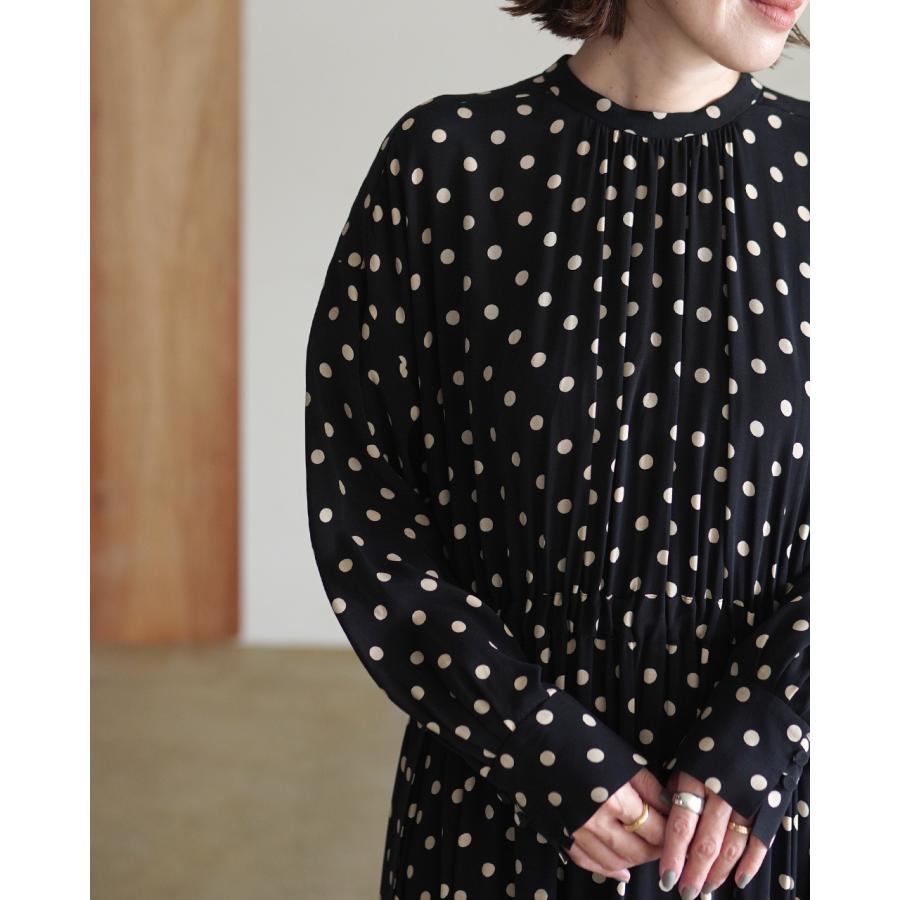 SACRA PREMIUM BELGIUM LINEN OP サクラ ワンピース SACRA（サクラ） ワンピース ポルカドット レディース POLKA DOT'S OP
