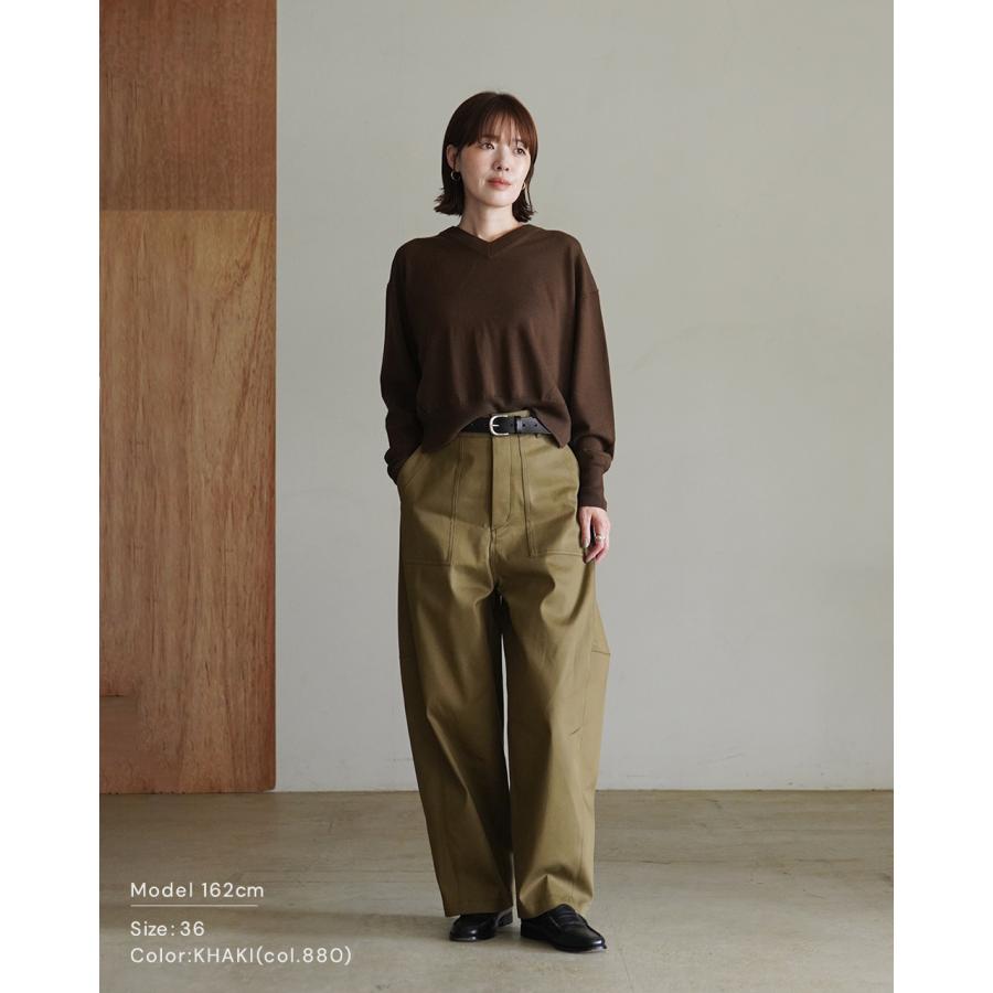 SACRA（サクラ） ビンテージ コットン ギャバジン パンツ レディース