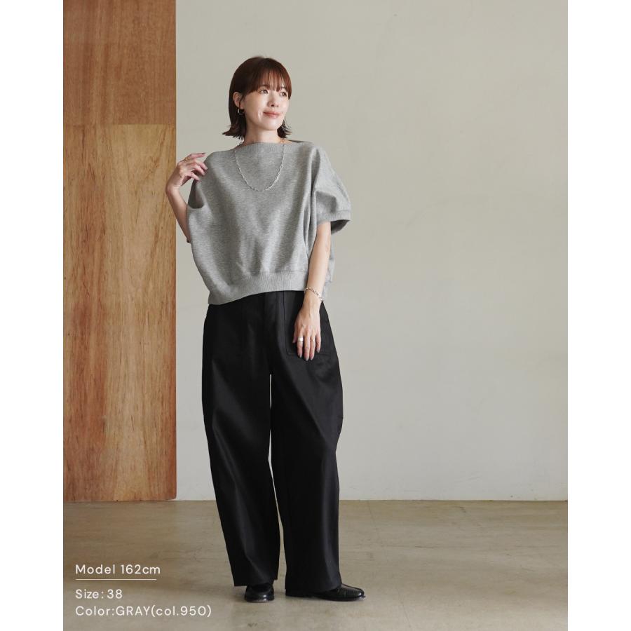 SACRA（サクラ） ダブルニットクロストップ レディース DOUBLE KNITTED