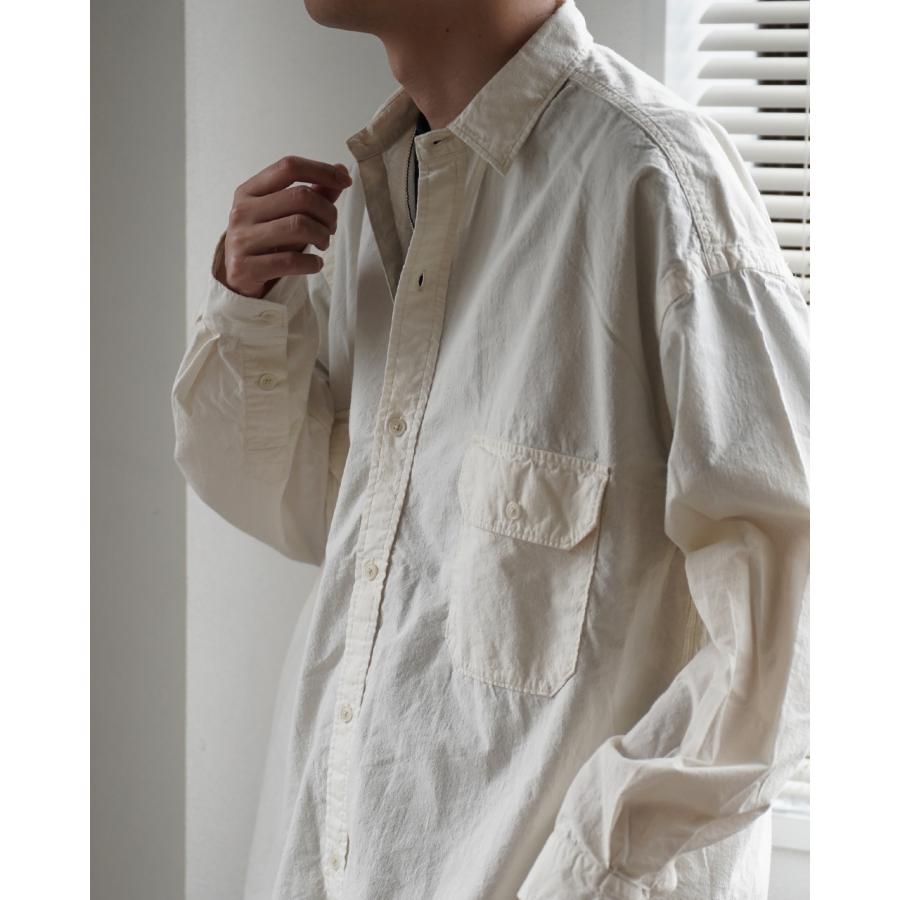 SALE！サンモント SANMONT ワークシャツ コットンシルクネップワーク