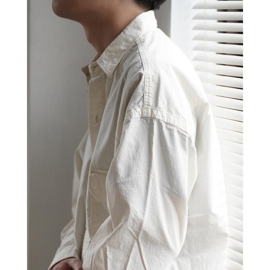 SALE！サンモント SANMONT ワークシャツ コットンシルクネップワーク
