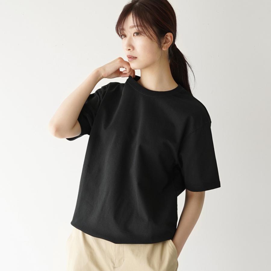 セット SETTO ベーシック Tシャツ カットソー クルーネック 無地 レディース ST-023 30-SEW｜crouka｜02