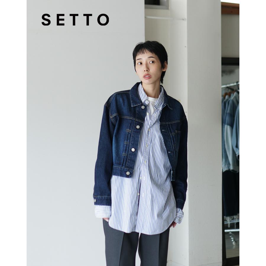 セット SETTO Gジャン G-JAN ジャケット デニム STGJ6000 : Crouka