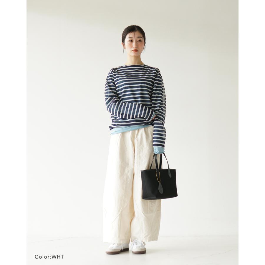 SETTO パラシュートパンツ F ホワイト SETTO（セット） SALE！セット ワイドパンツ パラシュートパンツ