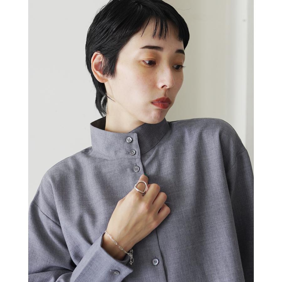 セット SETTO オッカケシャツ レディース OKKAKE SHIRT トップス 長袖 スタンドカラー STLS6000 SETTO セット オッカケシャツ レディース OKKAKE SHIRT トップス