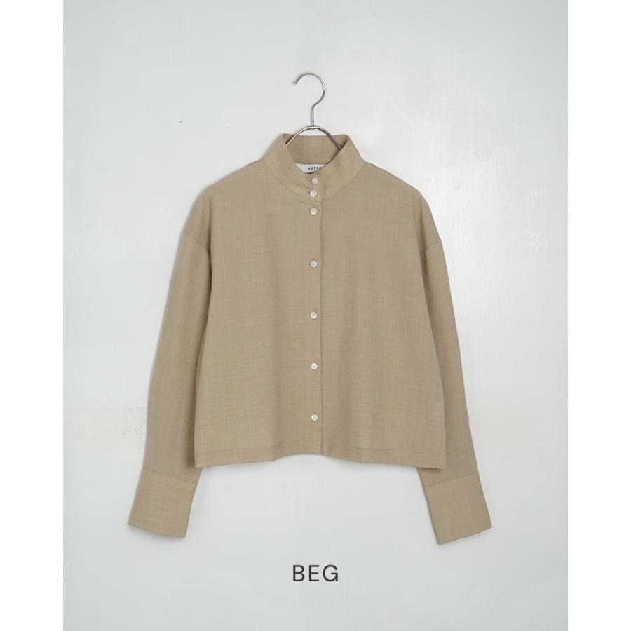 セット SETTO オッカケシャツ レディース OKKAKE SHIRT トップス 長袖 スタンドカラー STLS6000 SETTO セット オッカケシャツ レディース OKKAKE SHIRT トップス
