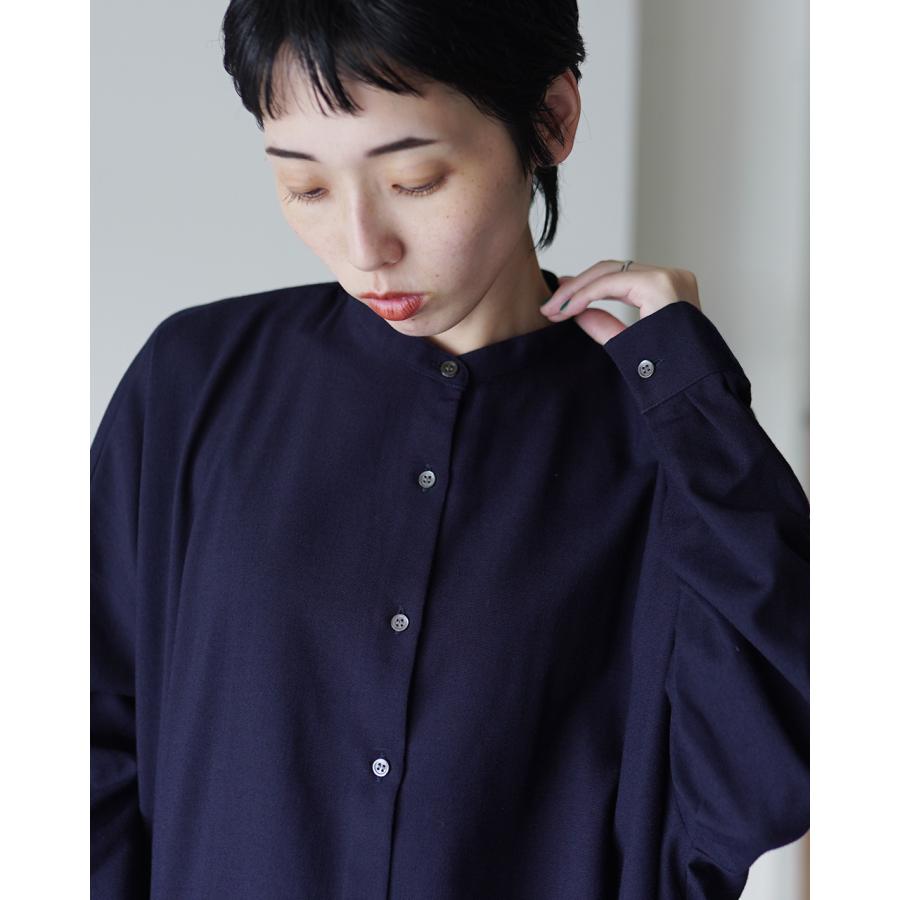 セット SETTO ファームズシャツ FARMS SHIRT シャツ 長袖 バンドカラー 
