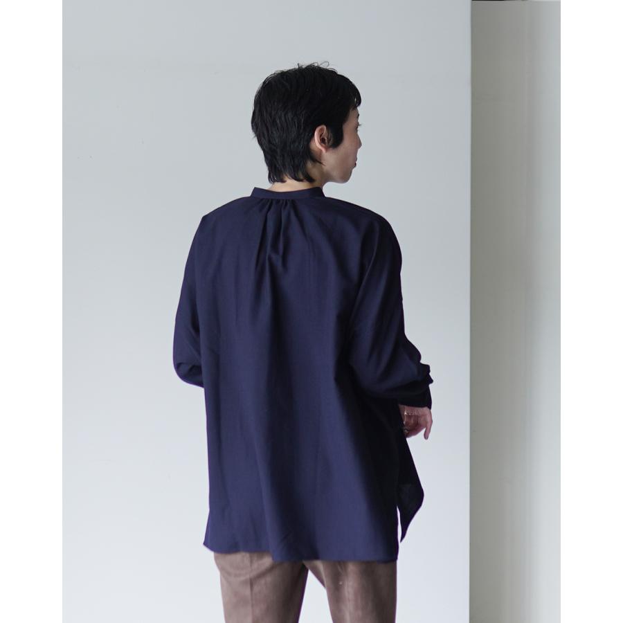 セット SETTO ファームズシャツ FARMS SHIRT シャツ 長袖 バンドカラー
