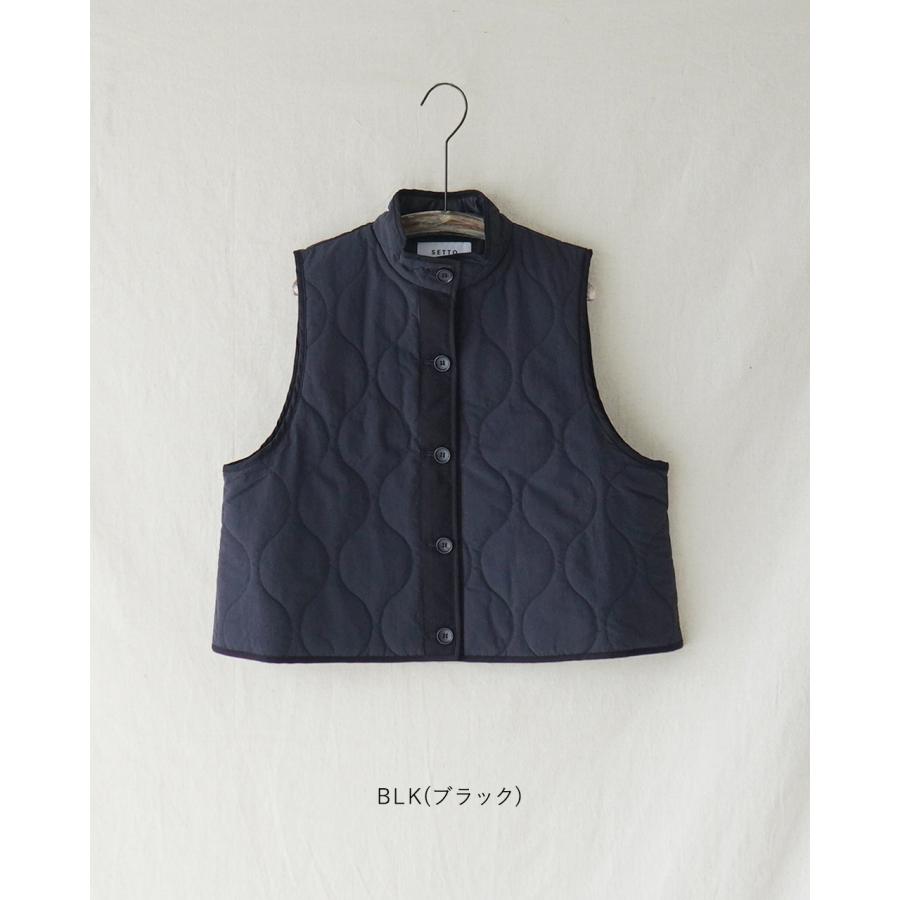 SETTO（セット） SALE！セット キルトベスト QUILT VEST STOT6002