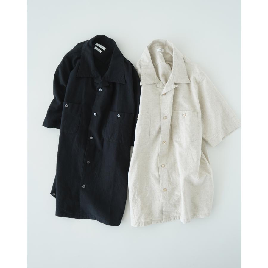 SEUVAS SALE！ソウバス シャツ オープンカラー 半袖 メンズ Open