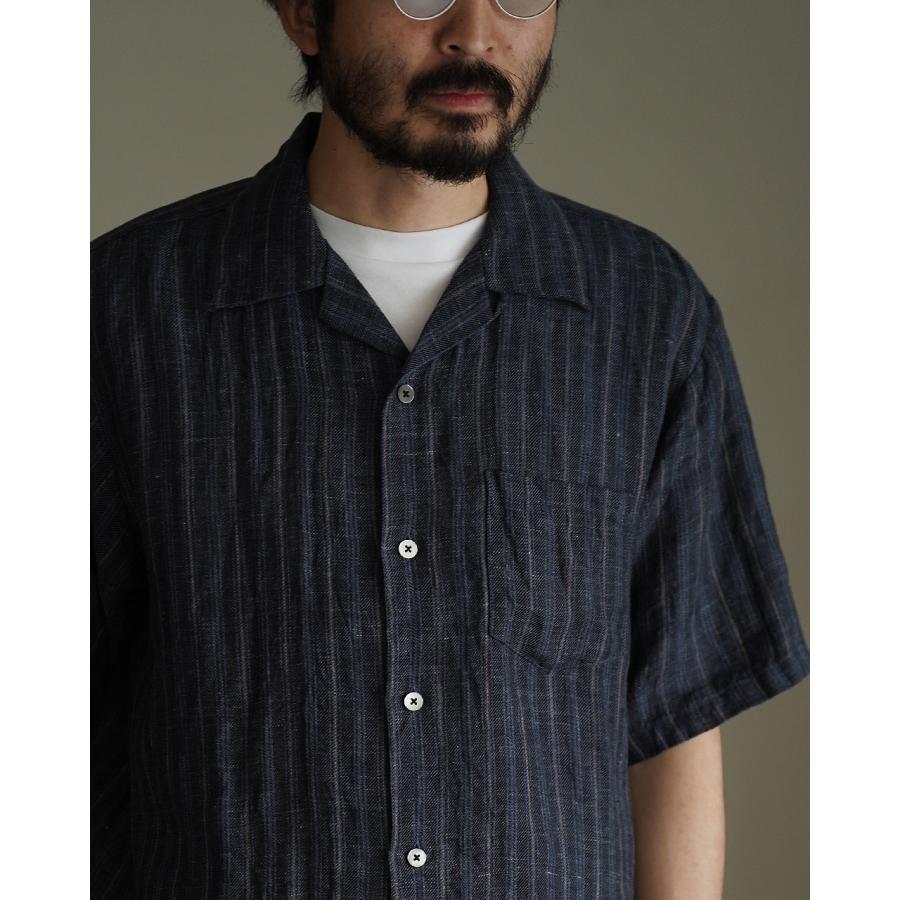SEUVAS（ソウバス） シャツ リネンオープンカラーシャツ メンズ LINEN