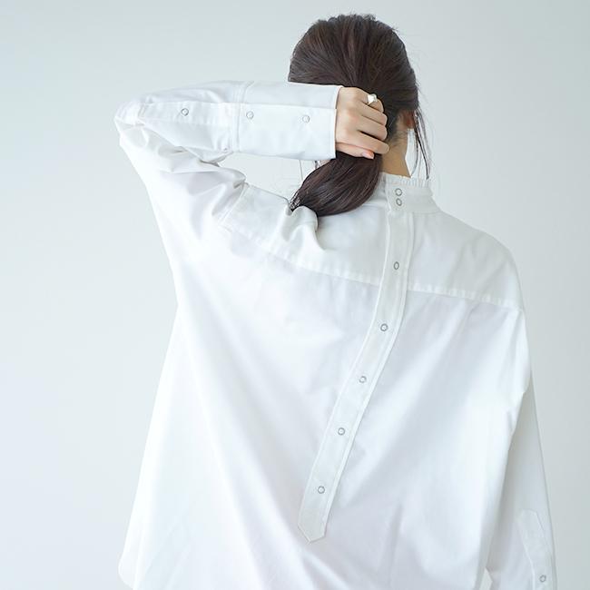 シンゾーン The Shinzone フリル ネック シャツ FRILL NECK SHIRT 