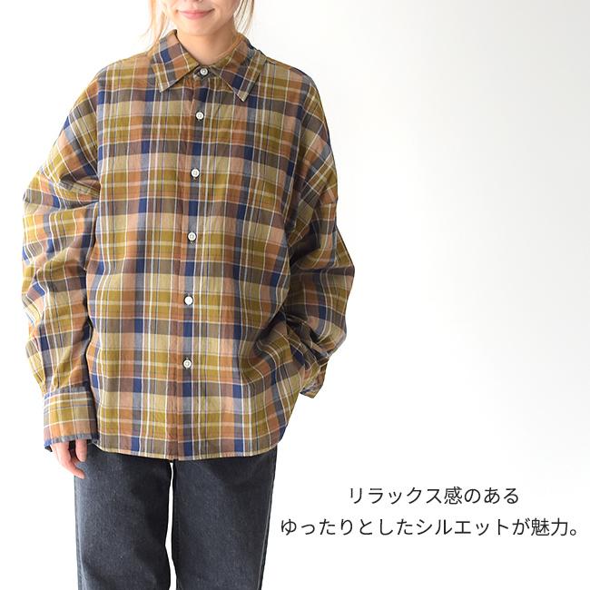 シンゾーン THE SHINZONE ウィンディ チェック シャツ WINDY SHIRT 