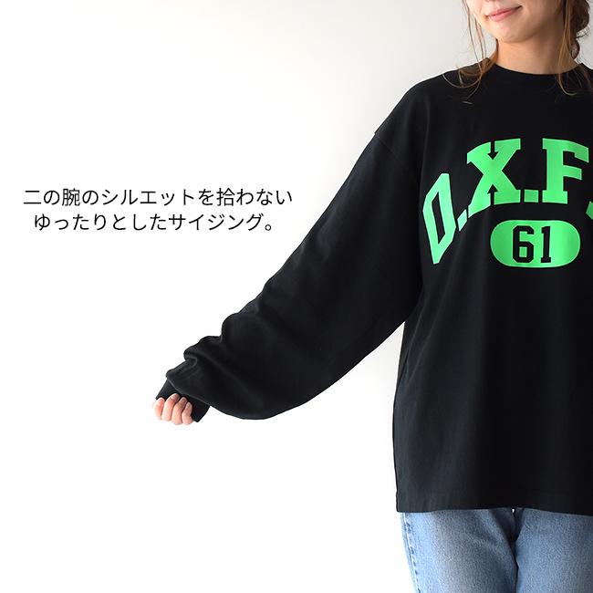 シンゾーン THE SHINZONE ロゴ プリント クルーネック ロングスリーブ 