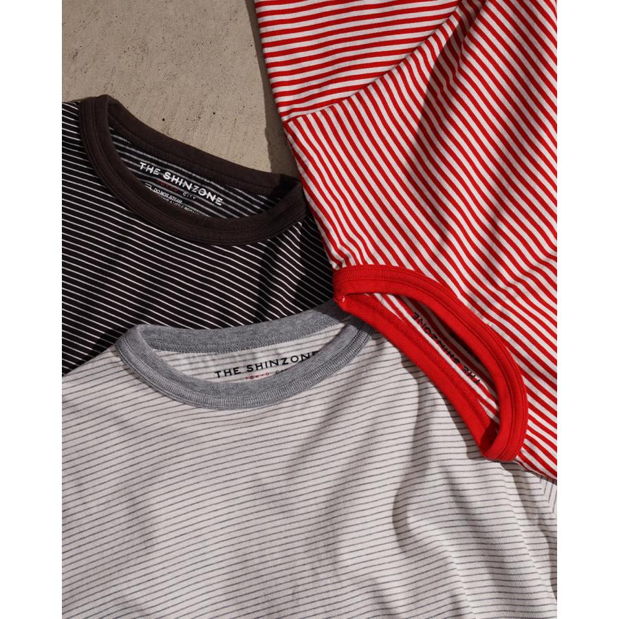 シンゾーン THE SHINZONE Tシャツ パックT ショートスリーブTシャツ 2枚セット レディース PACK TEE 半袖 20SMSCU66の画像