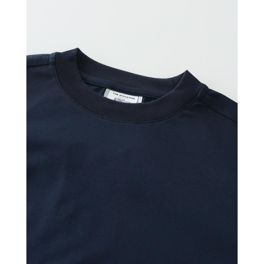 シンゾーンShinzoneスムースTシャツ半袖カットソー美品MHL黒SHIPS シンゾーンShinzoneスムースTシャツ半袖カットソー美品MHL黒
