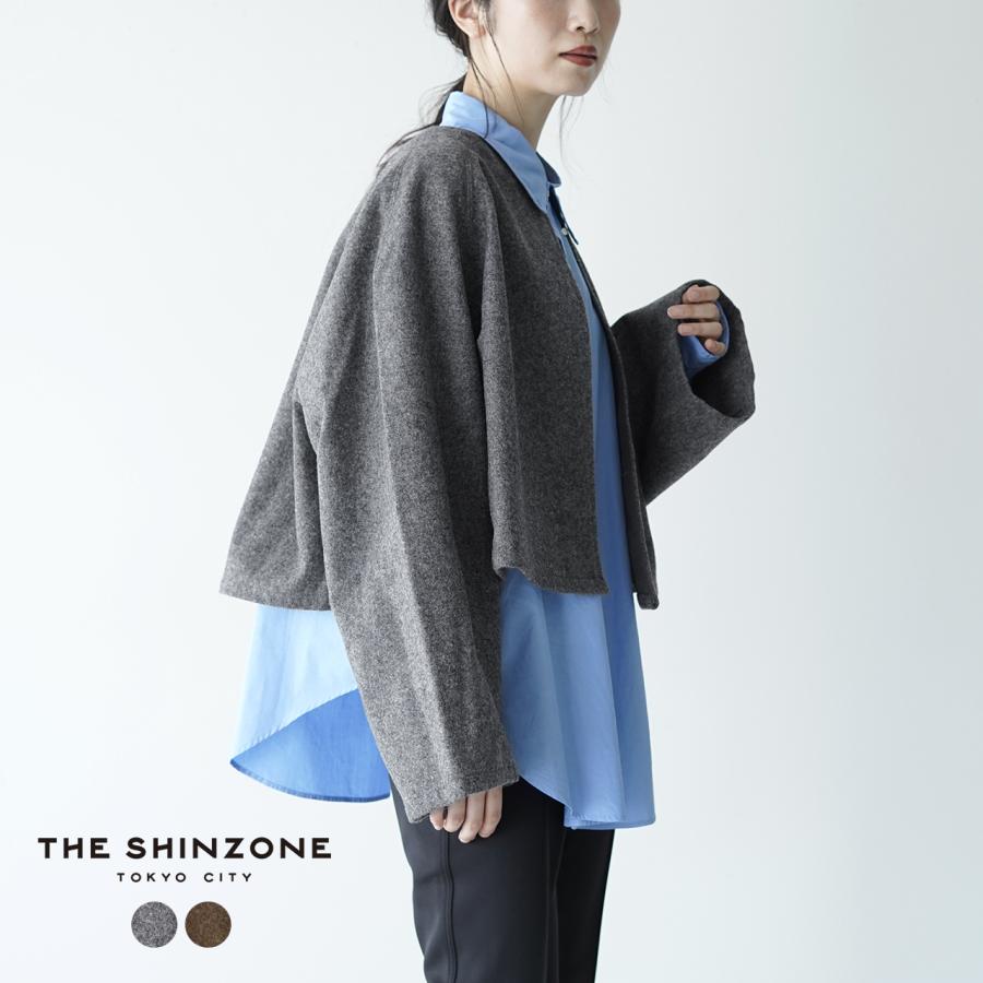 THE SHINZONE WOOL MOTOR CYCLE JK - ノーカラージャケット 