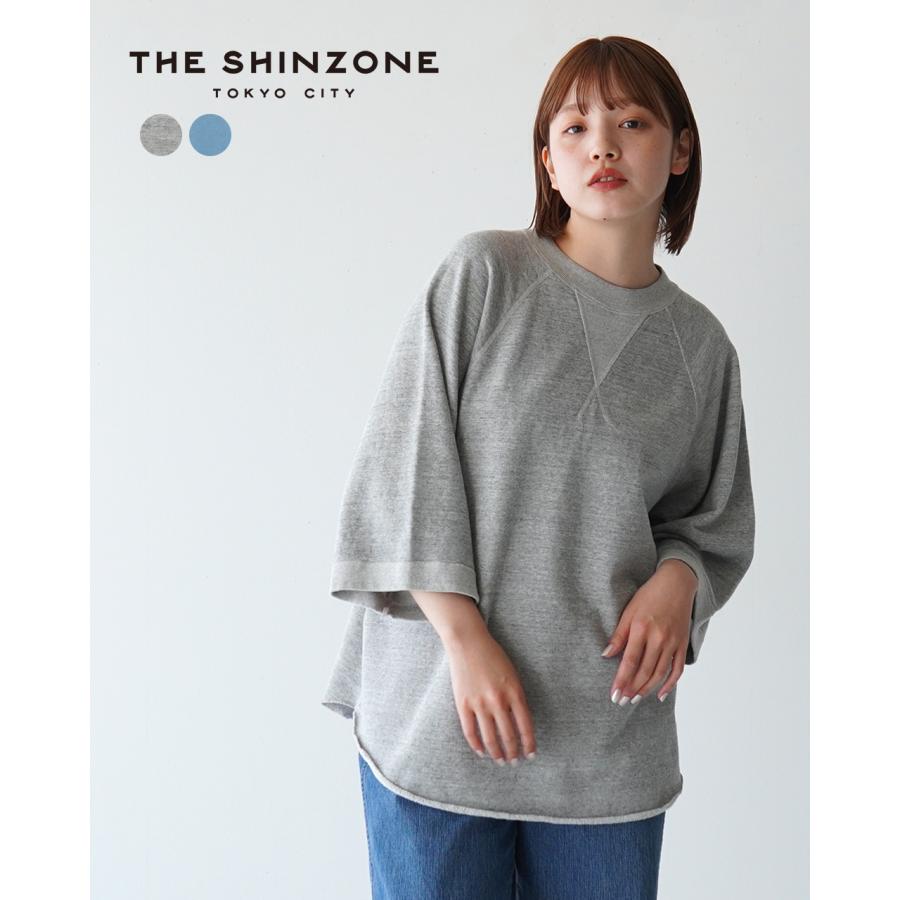 THE SHINZONE シンゾーン ハーフスリーブ ダブル ガゼット プル THE SHINZONE シンゾーン ハーフスリーブ ダブル ガゼット プル