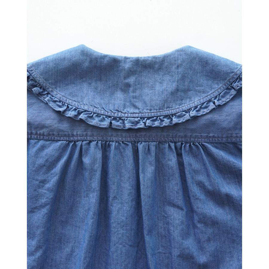 新品　完売　Shinzone シンゾーン デニムブラウス 24AW】シンゾーン THE SHINZONE デニムブラウス DENIM BLOUSE