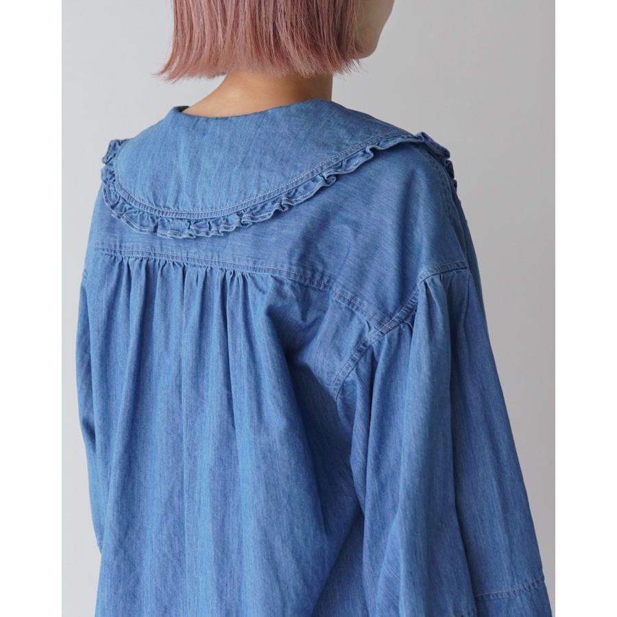 Shinzone デニム ブラウス シャツ トップス DENIM BLOUSE Shinzone デニム ブラウス シャツ トップス DENIM BLOUSE