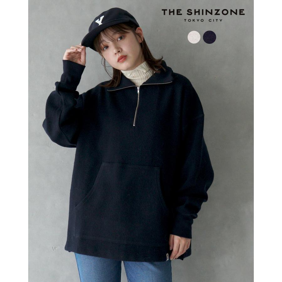 THE SHINZONE シンゾーン スウェット ハーフジップ トレーナー