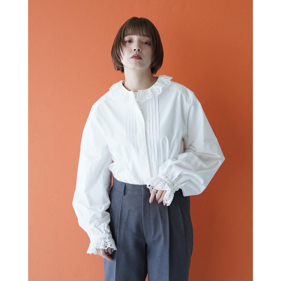 THE SHINZONE シンゾーン レース カラー ブラウス LACE COLLAR THE SHINZONE シンゾーン レース カラー ブラウス LACE COLLAR