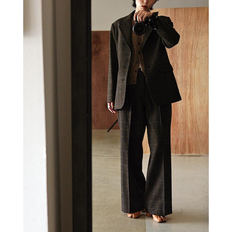 ★新品★  シングル ブレスト ジャケット ウールムリネ シングルブレストジャケット｜トゥモローランド