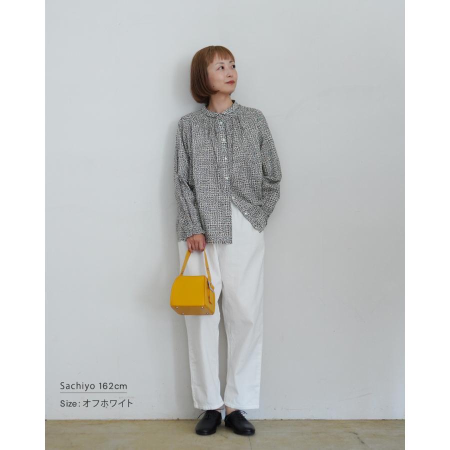 新品未使用タグ付き　liberty【sosotto】バンドカラーコットンシャツ sosotto（ソソット） sosotto【日本別注色】LIBERTY PRINT ブラウス