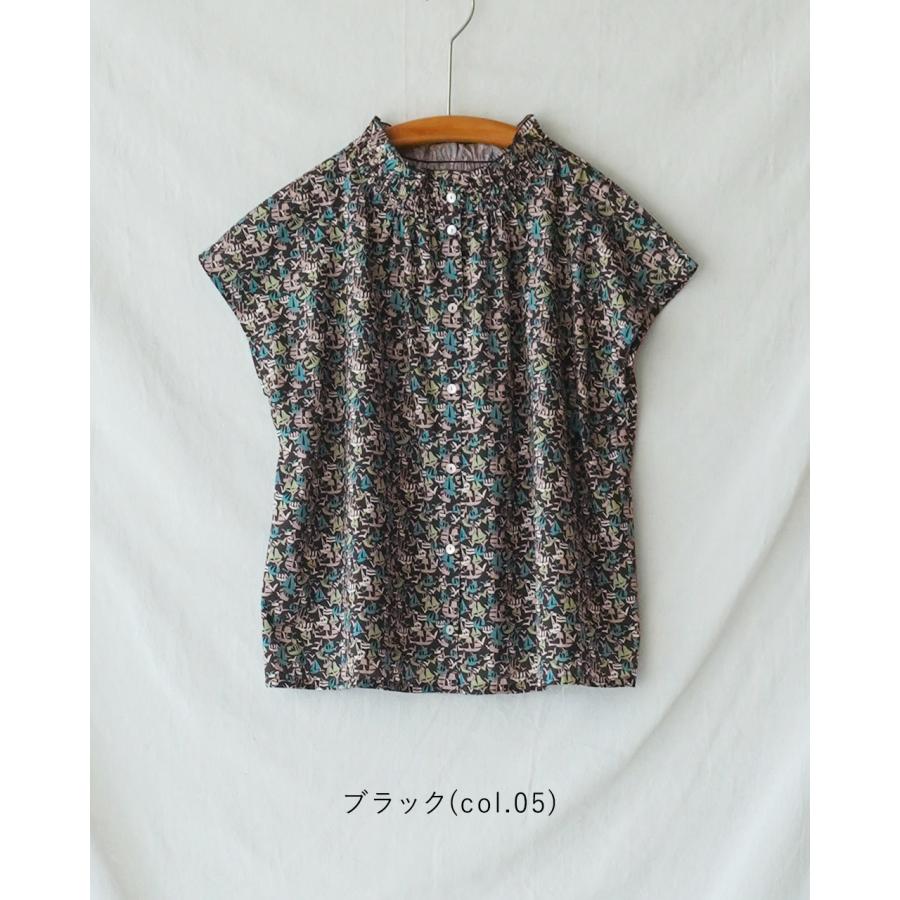 sosotto（ソソット） sosotto LIBERTYタナローン2WAY ブラウス シャツ