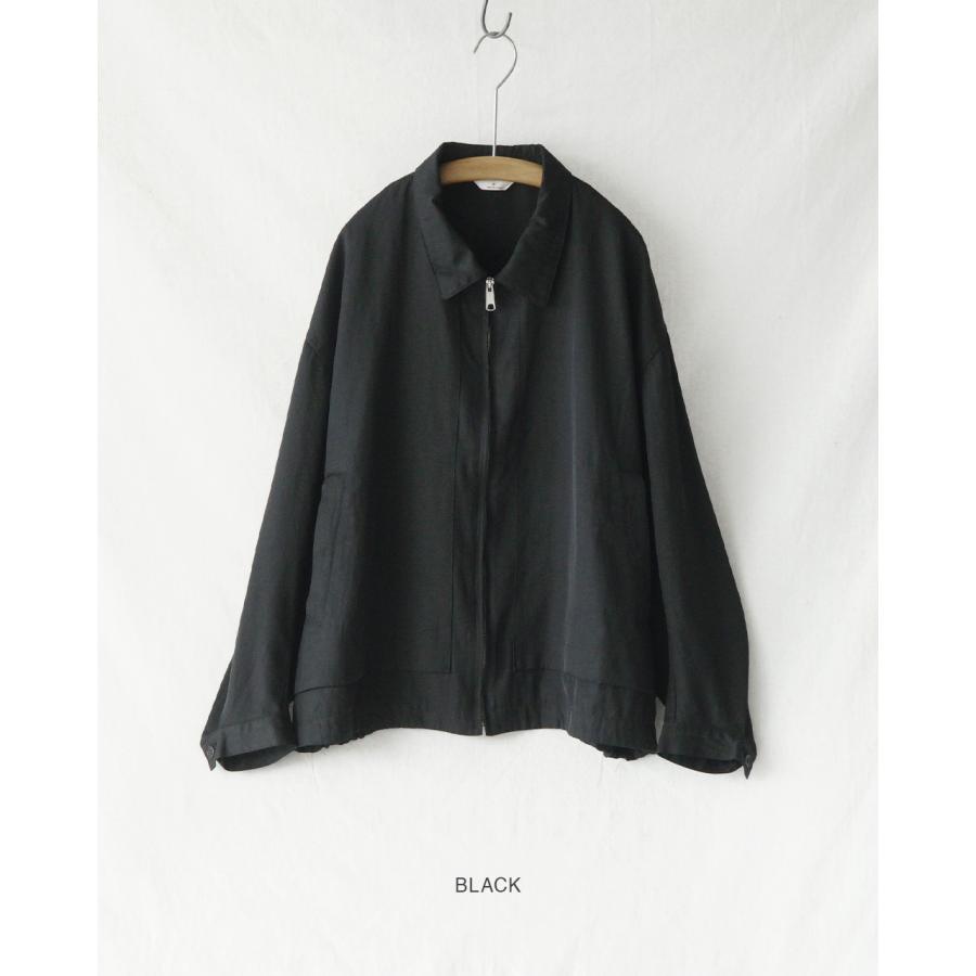 STILL BY HAND ジップブルゾン STILL BY HAND（スティルバイハンド） ブルゾン ピグメントプリント