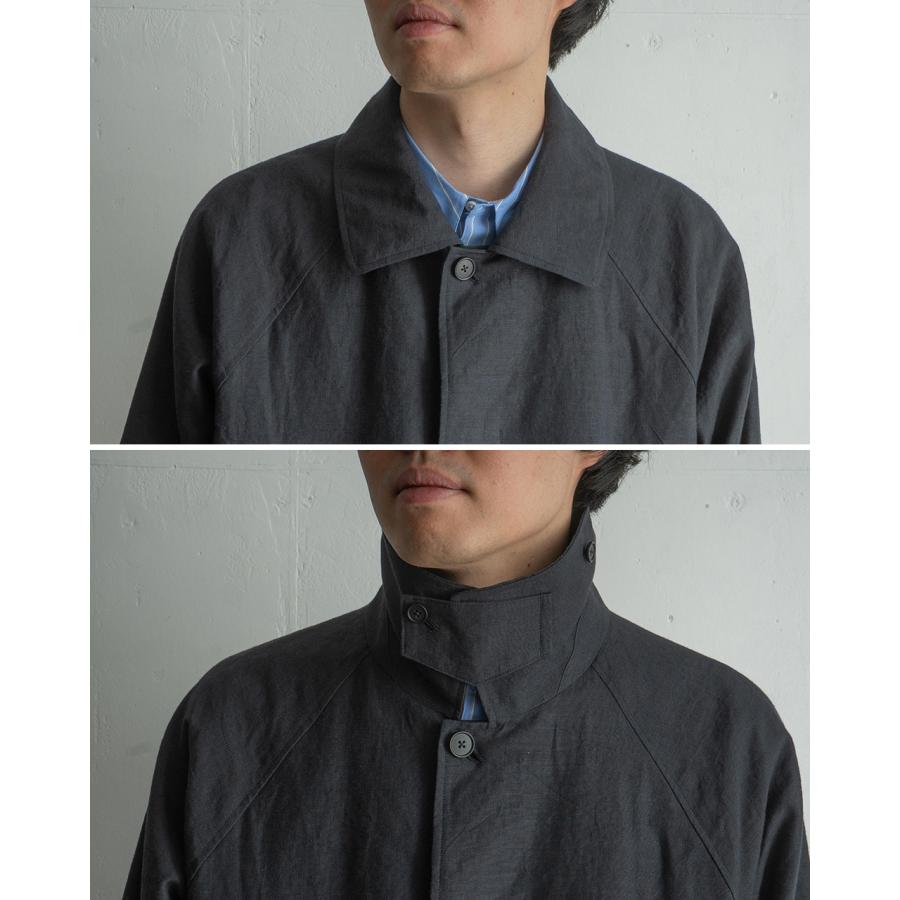 スティルバイハンドstill by hand/コットンリネンツイルオーバーコート スティルバイハンドstill by hand/コットンリネンツイルオーバーコート