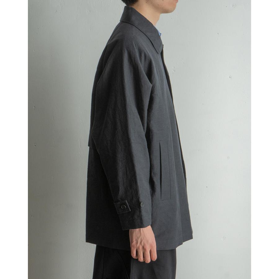 STILL BY HAND スティルバイハンド リネンコットン ハーフコート STILL BY HAND スティルバイハンド リネンコットン ハーフコート