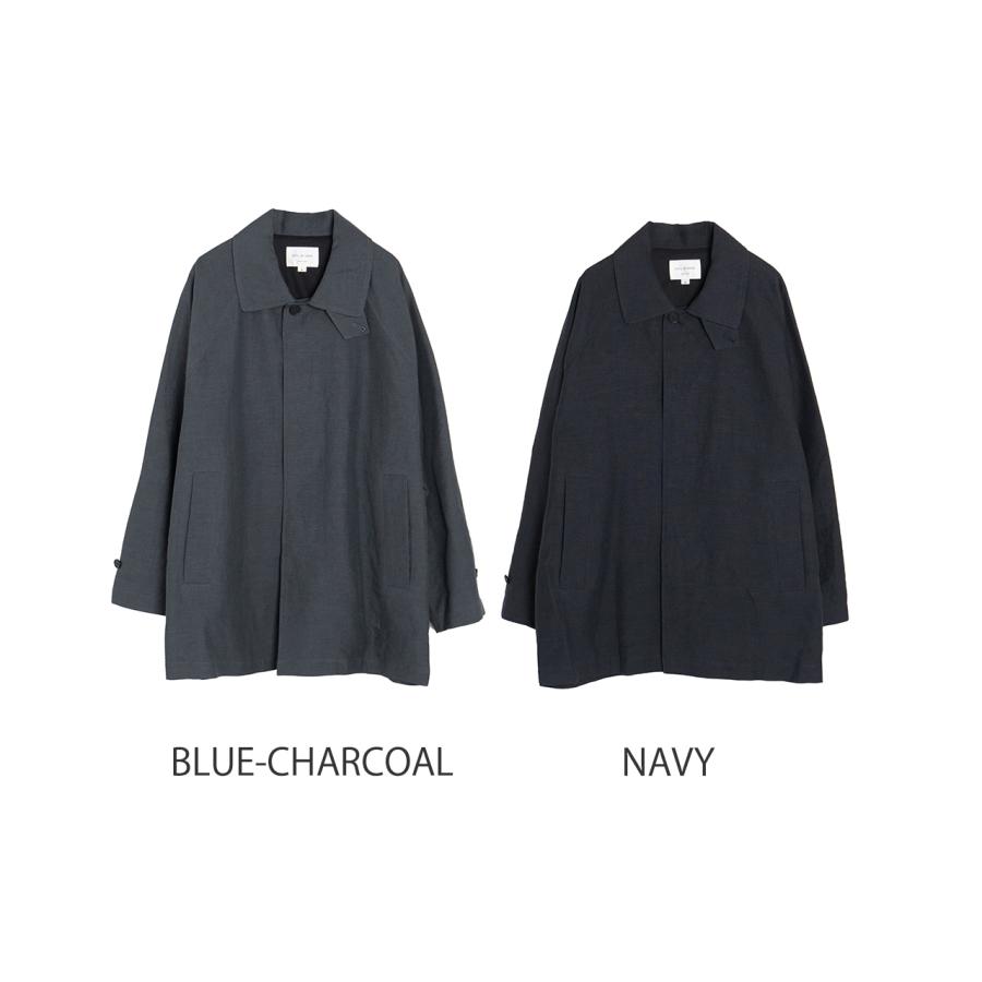 STILL BY HAND スティルバイハンド リネンコットン ハーフコート STILL BY HAND スティルバイハンド リネンコットン ハーフコート