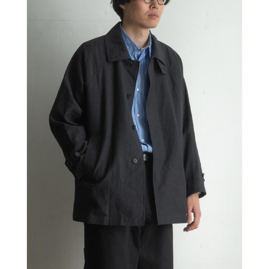 STILL BY HAND スティルバイハンド リネンコットン ハーフコート STILL BY HAND スティルバイハンド リネンコットン ハーフコート