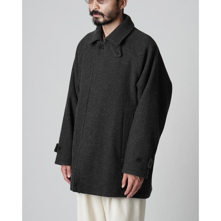 【スティルバイハンド】3レイヤーウールハイカラーコート/メンズ スティルバイハンド】3レイヤーウールハイカラーコート/メンズ