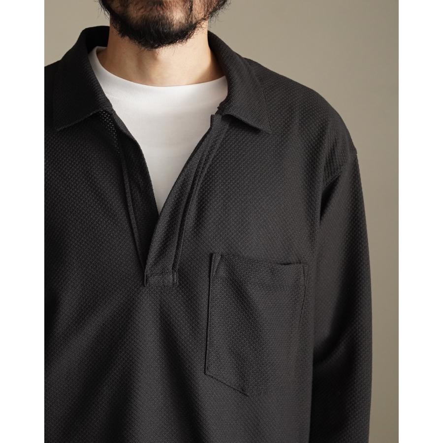 スティルバイハンド STILL BY HAND モスステッチスキッパーシャツ