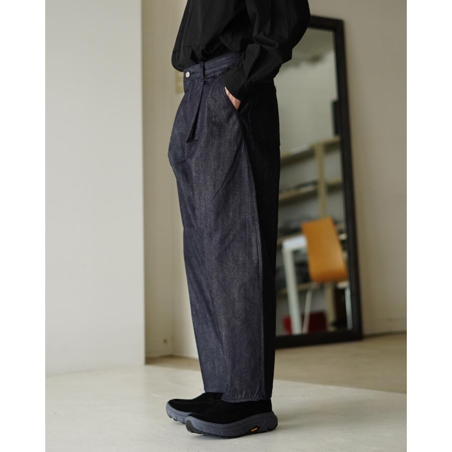 スティルバイハンド STILL BY HAND デニム ディープタックワイドデニム