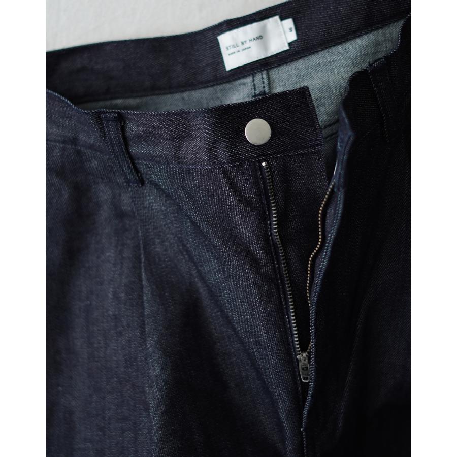スティルバイハンド STILL BY HAND デニム ディープタックワイドデニム
