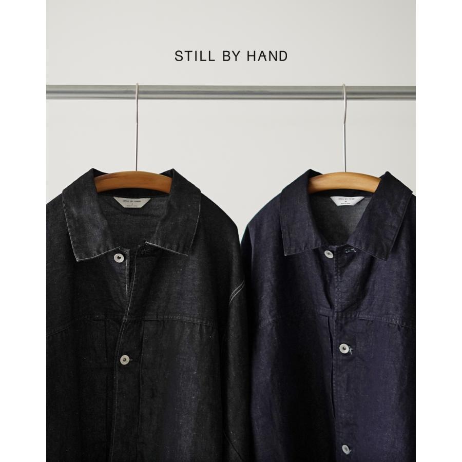 STILL BY HAND（スティルバイハンド） ジャケット 麻混デニムブルゾン