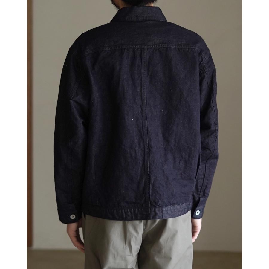 STILL BY HAND（スティルバイハンド） ジャケット 麻混デニムブルゾン