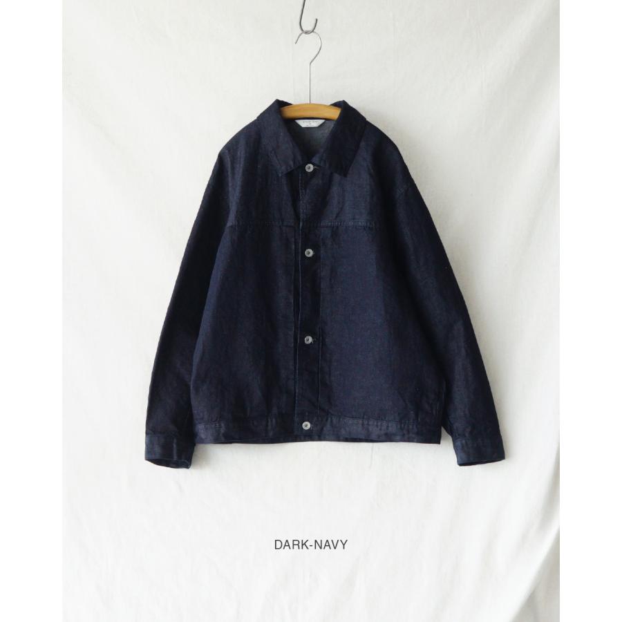 STILL BY HAND スティルバイハンド / デニムブルゾン STILL BY HAND（スティルバイハンド） ジャケット 麻混デニムブルゾン