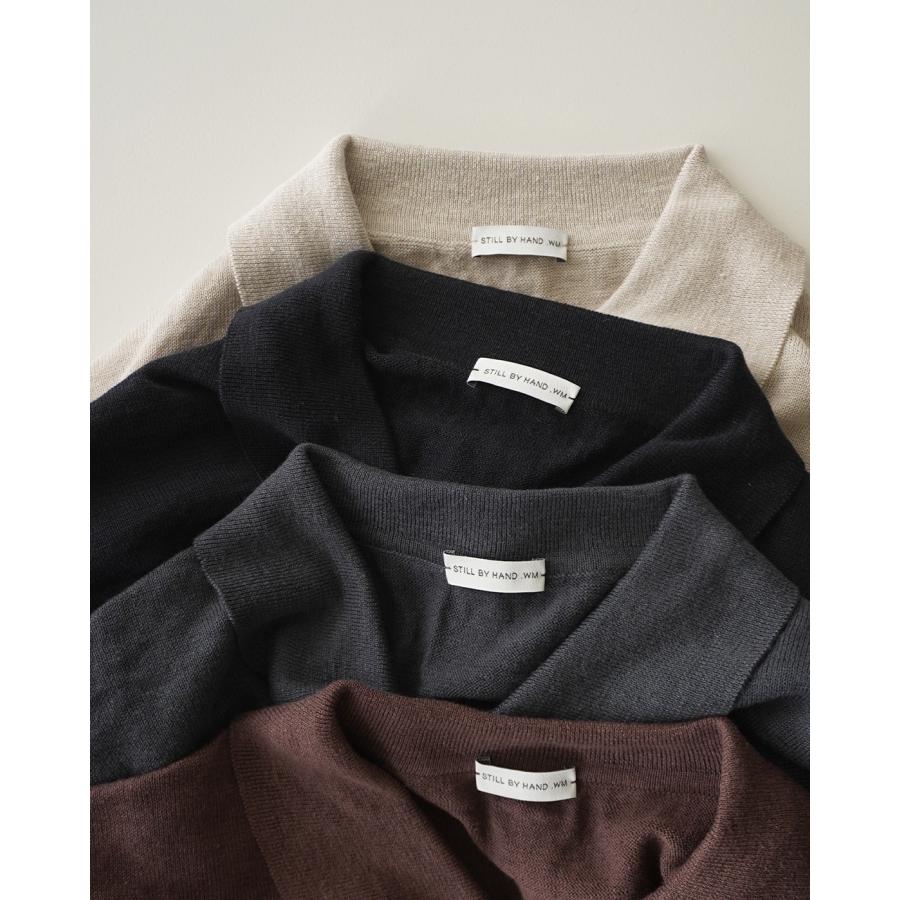 STILL BY HAND（スティルバイハンド） リネンコットン ニット