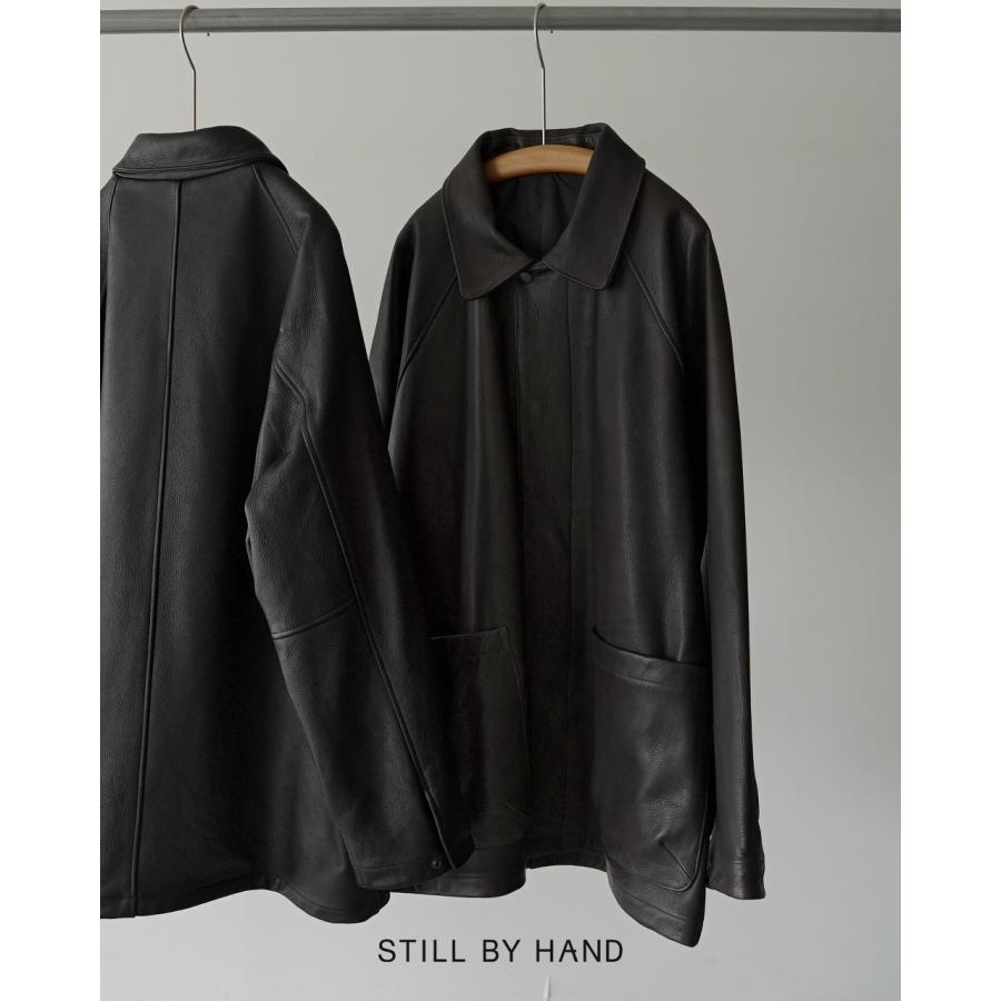 STILL BY HAND（スティルバイハンド） レザーハーフコート メンズ