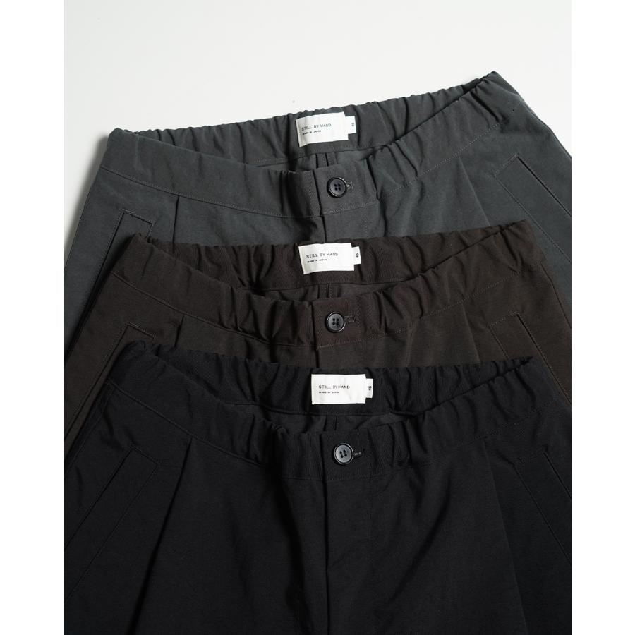 【新品】STILL BY HAND テーパード イージー トラウザーズ パンツ STILL BY HAND（スティルバイハンド） SALE！スティルバイハンド